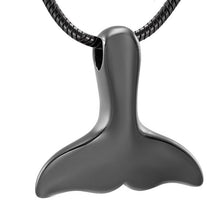 Load image into Gallery viewer, Mermaid Tail Cremation Urn Necklace