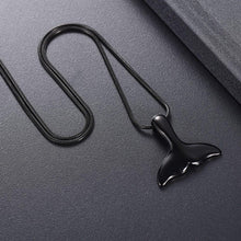 Load image into Gallery viewer, Mermaid Tail Cremation Urn Necklace