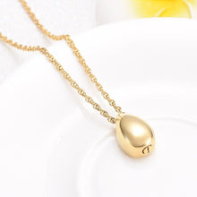 Load image into Gallery viewer, Modern Little Teardrop Cremation Urn Necklace