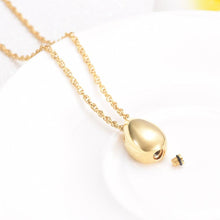 Load image into Gallery viewer, Modern Little Teardrop Cremation Urn Necklace