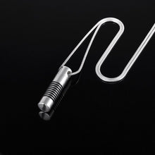 Load image into Gallery viewer, Modern Style Cylindrical Cremation Urn Necklace