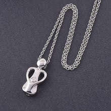 Load image into Gallery viewer, Mom &amp; Child Cremation Urn Necklace