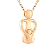 Load image into Gallery viewer, Mom &amp; Child Cremation Urn Necklace