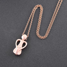 Load image into Gallery viewer, Mom &amp; Child Cremation Urn Necklace