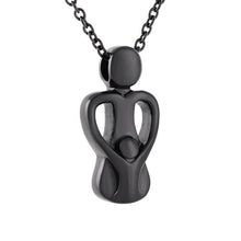 Load image into Gallery viewer, Mom &amp; Child Cremation Urn Necklace