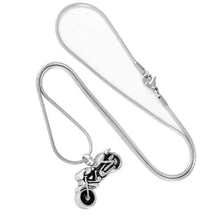 Load image into Gallery viewer, Motorcycle Cremation Urn Necklace
