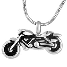 Load image into Gallery viewer, Motorcycle Cremation Urn Necklace