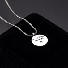 Load image into Gallery viewer, &quot;My Daddy, My Hero&quot; With Heart Engraved Urn Necklace
