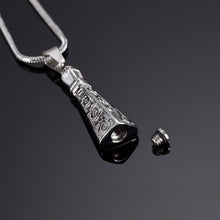 Load image into Gallery viewer, Ornate Lighthouse Cremation Urn Necklace