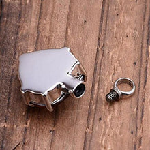 Load image into Gallery viewer, Rhinestone Heart Shaped "Forever In My Heart" Engraving Urn Necklace