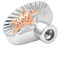 Load image into Gallery viewer, Sea Shell &amp; Starfish Cremation Urn Necklace