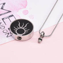 Load image into Gallery viewer, Shining Sun Cremation Urn Necklace