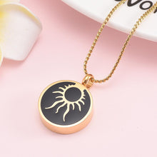 Load image into Gallery viewer, Shining Sun Cremation Urn Necklace