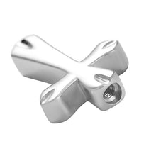 Load image into Gallery viewer, Silver Cross Cremation Urn Necklace