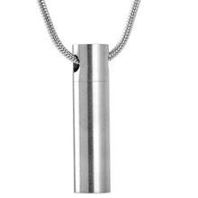 Load image into Gallery viewer, Simple Cylinder Cremation Urn Necklace
