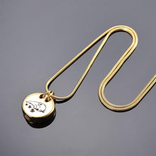 Load image into Gallery viewer, Sleeping Dog Cremation Urn Necklace