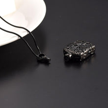 Load image into Gallery viewer, Square Shaped Tree of Life Cremation Urn Necklace