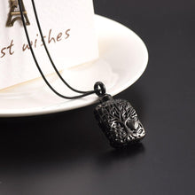 Load image into Gallery viewer, Square Shaped Tree of Life Cremation Urn Necklace
