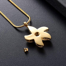 Load image into Gallery viewer, Starfish Shaped Cremation Urn Necklace