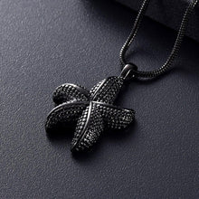 Load image into Gallery viewer, Starfish Shaped Cremation Urn Necklace