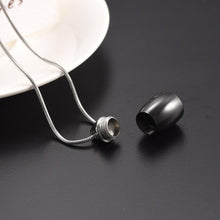 Load image into Gallery viewer, Teardrop Cremation Urn Necklace