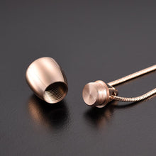 Load image into Gallery viewer, Teardrop Cremation Urn Necklace
