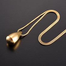Load image into Gallery viewer, Teardrop Cremation Urn Necklace