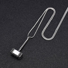 Load image into Gallery viewer, Thor's Hammer Cremation Urn Necklace
