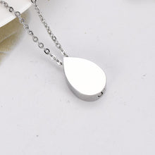 Load image into Gallery viewer, Tree of Life Teardrop Cremation Urn Necklace