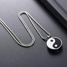 Load image into Gallery viewer, Yin Yang Cremation Urn Necklace