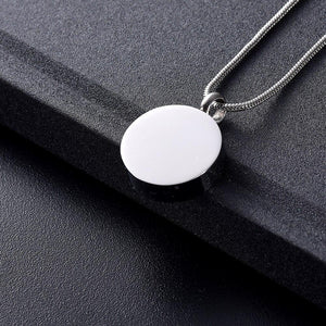 Yin Yang Cremation Urn Necklace