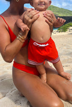 Load image into Gallery viewer, Coral Kids Trunks