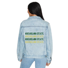 Load image into Gallery viewer, Colorado State Gothic Denim Jacket