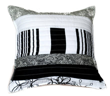 Load image into Gallery viewer, Tache Cotton Black White Gray Modern New York Penthouse Cushion Cover 2-Pieces (DXJ107075)