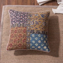 Load image into Gallery viewer, Tache Sunset Blooms Floral Quilted Patchwork Multi Color 2 Pieces Cushion Covers (JHW-825-18X18-2PC)