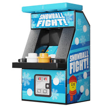 Load image into Gallery viewer, Snowball Fight Arcade Machine made using LEGO parts - B3 Customs