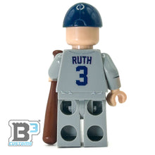 Load image into Gallery viewer, #3 Ruth NY Baseball Player Minifig