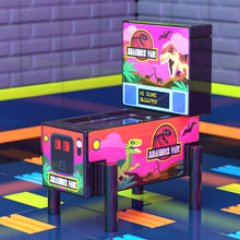 Load image into Gallery viewer, Jurassbrick Park - Pinball Arcade Machine Building Set made using LEGO parts