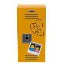 Load image into Gallery viewer, High School Locker (Sweetheart) for Minifigs made using LEGO parts - B3 Customs