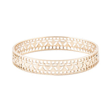Load image into Gallery viewer, Cut it Out Bangle Golden Bracelet