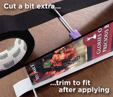 Load image into Gallery viewer, 1-1/2&quot; BookGuard™ Premium Cloth Book Binding Repair Tape: 30 yds - Black