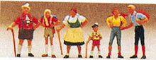 Load image into Gallery viewer, Preiser 10280 HO Scale Pedestrians -- Alpine Family