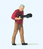 Load image into Gallery viewer, Preiser 28245 HO Scale Photographer with Super Zoom Lens Individual Figure