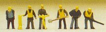 Load image into Gallery viewer, Preiser 88513 Z Scale Railroad Personnel -- Railroad Track Workers #3