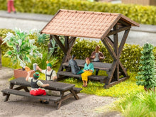 Load image into Gallery viewer, Noch 14674 N Scale Roadside Resting Place - Laser-Cut Minis -- Laser-Cut Kit