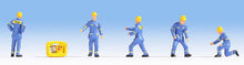 Load image into Gallery viewer, Noch 15025 HO Scale THW (Technical Aid Agency) -- 5 Figures &amp; Portable Generator