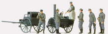 Load image into Gallery viewer, Preiser 16594 HO Scale Unpainted Figures The Chow Line Field Kitchen w/6 Figures