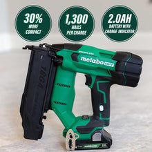 Load image into Gallery viewer, Metabo HPT NT1850DFTM 18V Compact 18 Gauge Cordless Brad Nailer Kit (1x2.0Ah)