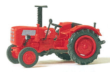 Load image into Gallery viewer, Preiser 17934 HO Scale Farm Equipment -- Farm Tractor (red)