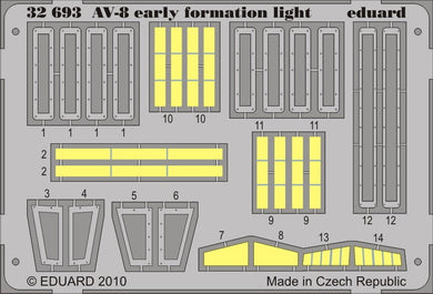 Eduard 32693 1/32 Aircraft- AV8 Early Formation Lights for TSM (Painted)